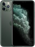 Voorkant en achterkant van een groene iPhone 11 Pro.