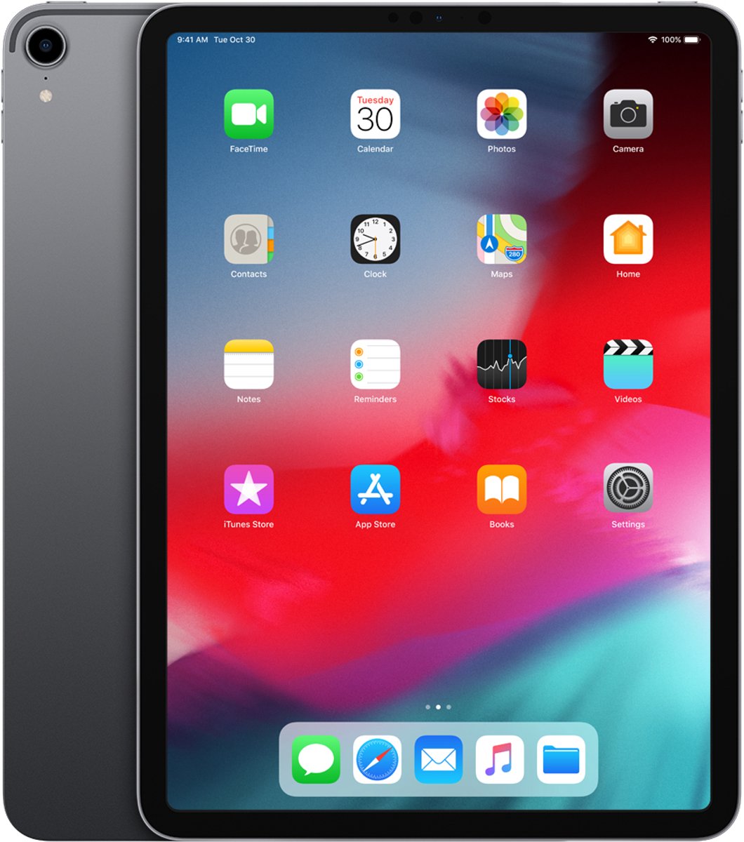 Apple iPad Pro 11 inch WiFi 1TB Spacegrijs, Liquid Retina Display, A12X Bionic, Face ID, 12MP Camera - Afbeelding 2