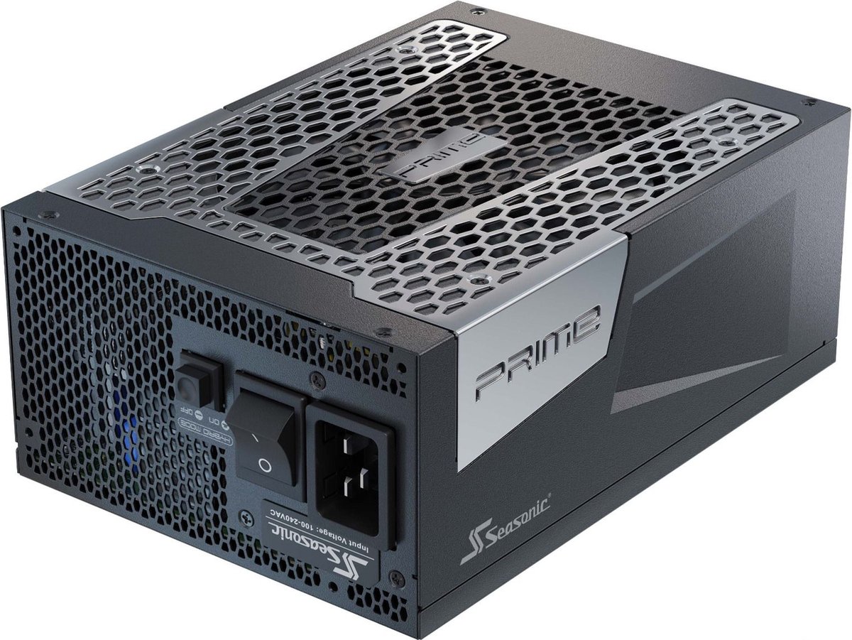 Seasonic Prime -Tx-1600 Power Supply Unit 1600 W 20+4 Pin Atx Atx Zwart voeding