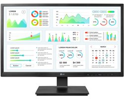 LG 24 AIO Zero Client Monitor DVI+D-Sub+USB black