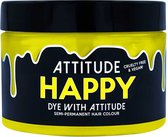 Attitude Hair Dye - Happy Neon UV Semi permanente haarverf - Geel