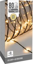 Oneiro’s luxe LED Verlichting 80 LED - 6 meter - extra warm wit - Soft Wire - kerst – draadverlichting - feestdagen - winter - verlichting - binnen - buiten – sfeer