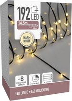 Éclairage à piles de luxe Oneiro Softwire - 14,5 m - 192 LED - blanc chaud - avec minuterie - Noël - éclairage filaire - vacances - hiver - éclairage - intérieur - extérieur - ambiance