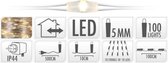 Oneiro’s luxe LED draadverlichting - 100 LED - warm wit - kerst – draadverlichting - feestdagen - winter - verlichting - binnen - buiten – sfeer