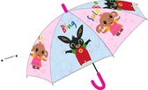 Bing Bunny - Paraplu Bing Bunny - meisjes- 68cm