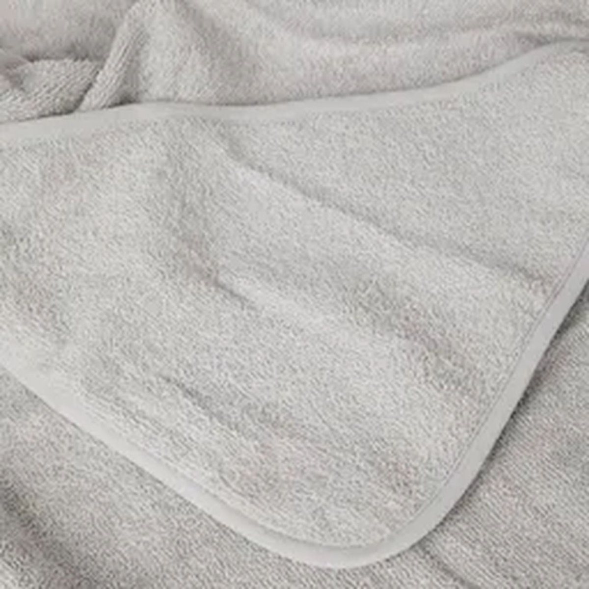 Baby handdoek ADAM - Licht blauw - Katoen - 75 x 75 cm - Voor baby's - Badkamer - Baby bathcape