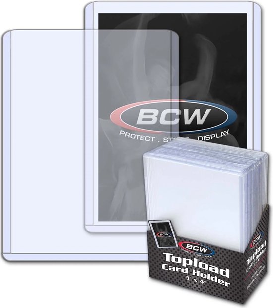 BCW Extra dikke toploaders voor Pokemon kaarten Sleeves 108pt 10