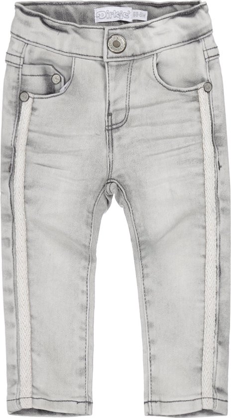 Dirkje meisjes spijkerbroek grey jeans -Maat 74