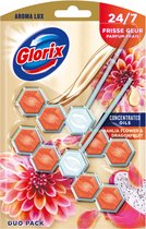 Glorix Aroma Lux WC Blok Dahlia Flower & Dragonfruit 2 stuks