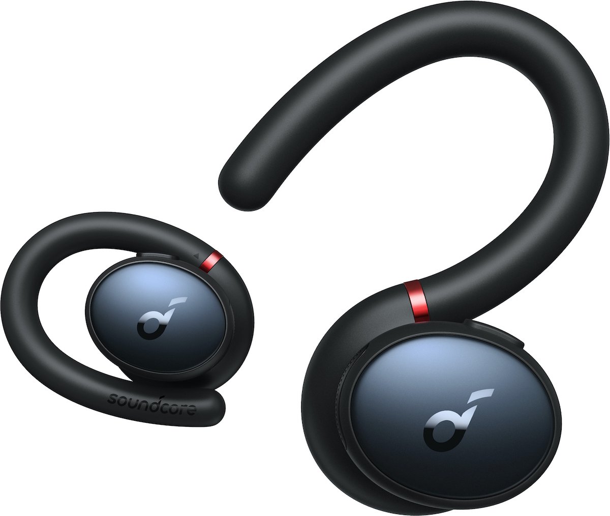 Soundcore by Anker, Soundcore Sport X10 draadloze Bluetooth 5.2 Workout - hoofdtelefoon, draaibare oorhaken, diepe bas, IPX7 waterdicht, zweetbestendig, 32 uur afspeeltijd, snel opladen, sportoordopjes, sportschool, hardlopen