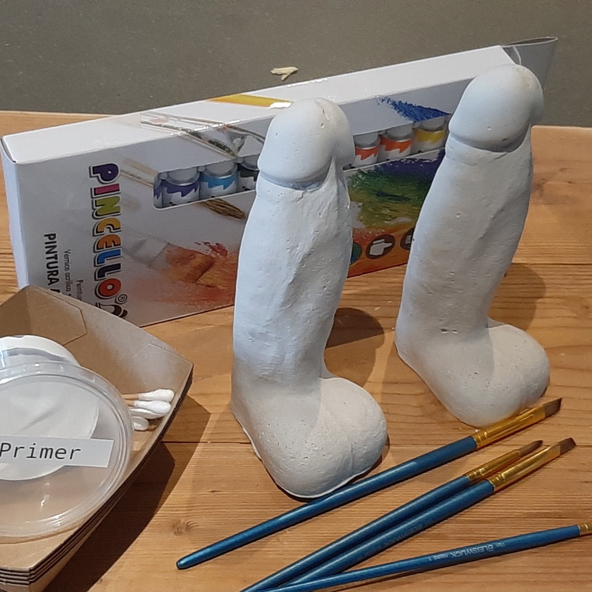 giftcompany DIY Piemels schilderpakket - Grappig cadeau voor 2 personen