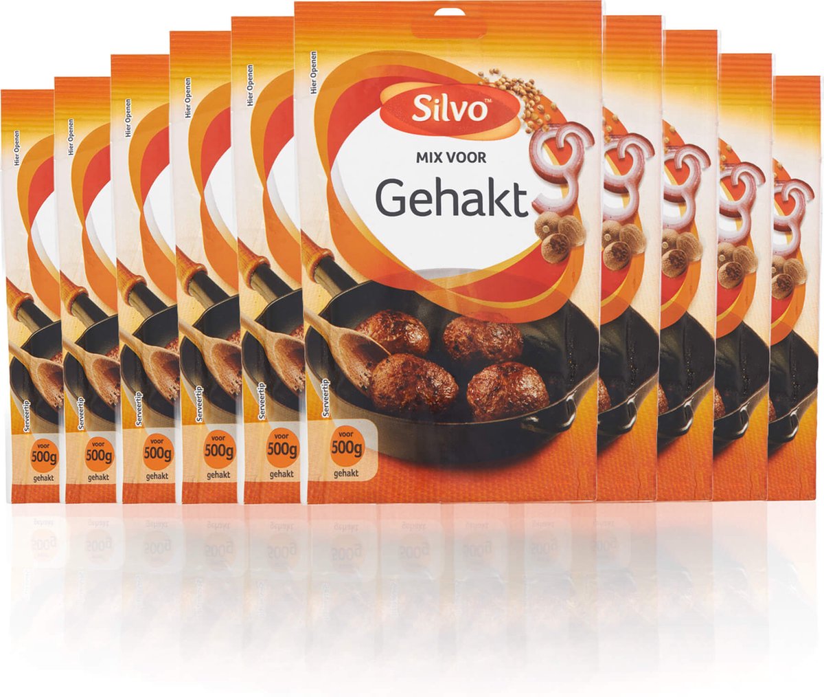 Silvo® | 10 x Mix Gehakt 40 g | 10 zakjes | multipack | gehaktkruiden