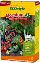 ECOstyle Moestuin Organische Meststof - Volledig Plantaardig - Voor Betere Smaak - 120 Dagen Voeding - Voor 15M² - 800 GR