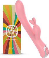 PureVibe® LELA Rabbit vibrator - Tarzan Vibrators voor Vrouwen - Bunny Clitoris en G-Spot Stimulator - Roze