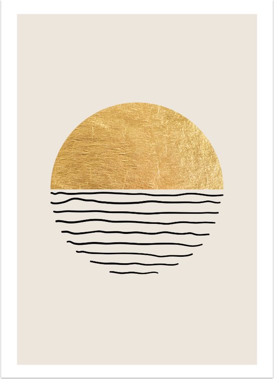 Golden Sunrise - Poster - A4 - 21 x 29.7 cm