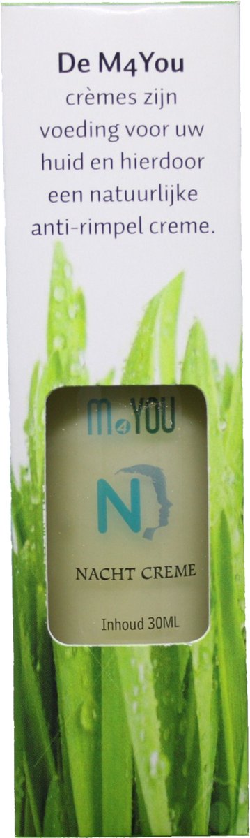 Nachtcrème - Natuurlijke ingrediënten - M4YOU
