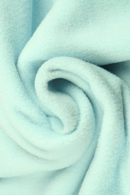 10 mètres de tissu polaire - Bleu Bébé - 100% polyester | bol