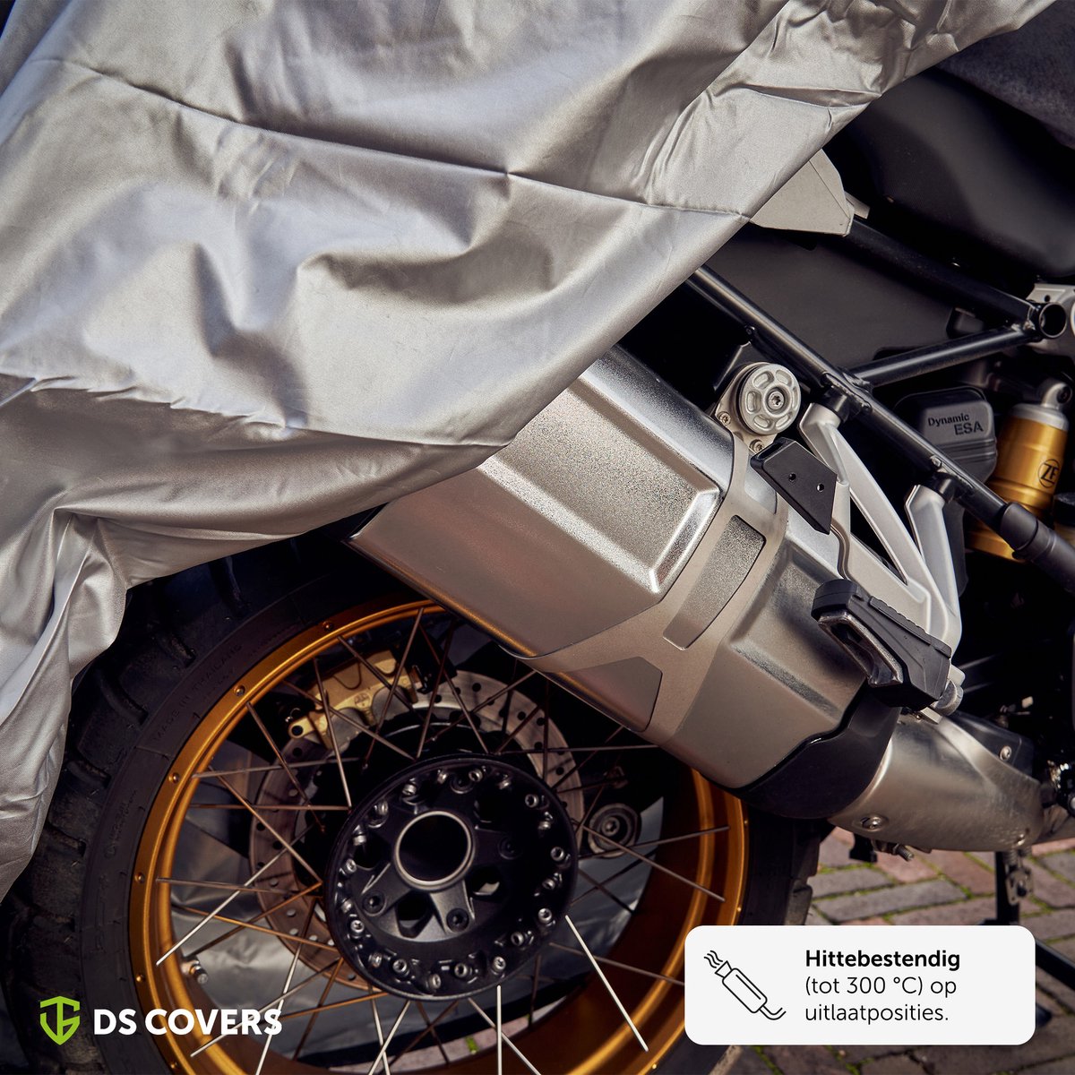 DS COVERS ALFA Topcase Motorhoes - Outdoor - Waterdicht - UV bescherming - 300D Oxford - Incl. Opbergzak - Maat L – foto 3