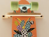 Luxe eikenhouten skateboard ophangsysteem - wandrek - houder