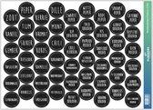 Kruiden Etiketten Set met 54 stuks | Kruidenstickers | Kruiden Labels | Kruiden Stickers voor Potjes |  Nederlandse Kruidenstickers