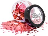 PaintGlow Biodegradable Chunky Glitters - Face jewels - Glitters gezicht - Festival make up - Biologisch afbreekbaar - Chiffon Rose