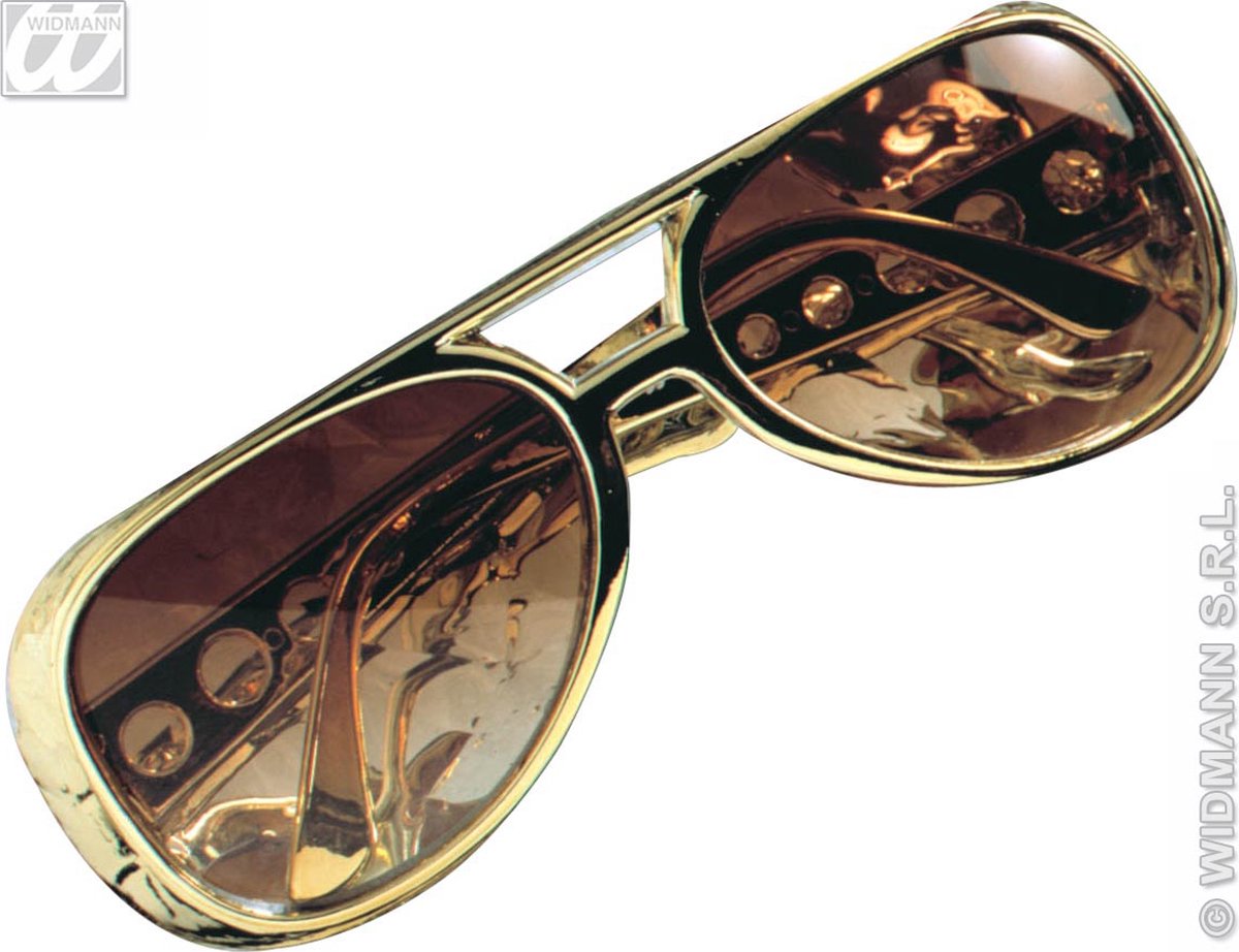 Elvis bril rock 'n roll goud