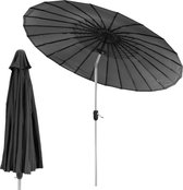 Pro Garden Parasol Shanghai 270 cm Aluminium/Polyester Zwart