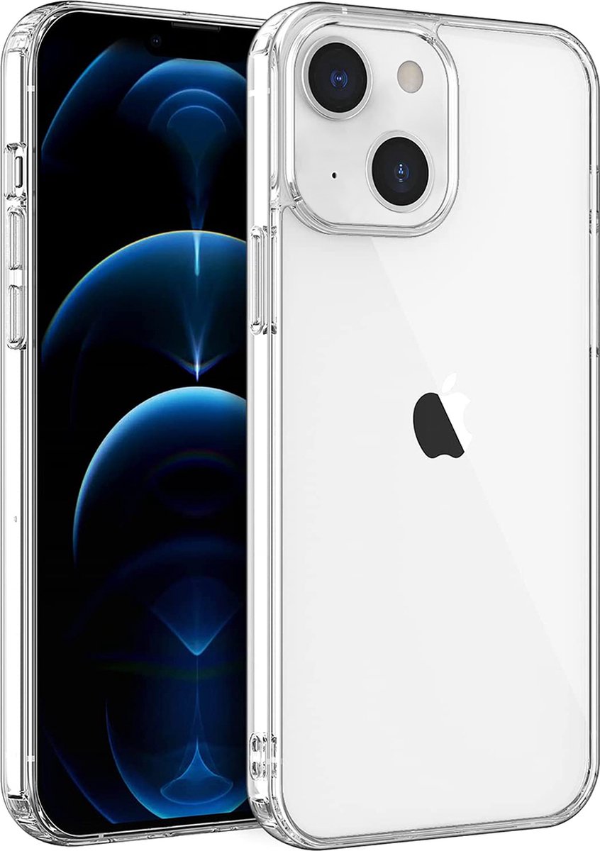 Pure Diamond iPhone 14 Plus hoesje Hardcase siliconen case transparant hoesjes back cover hoes Extra Stevig