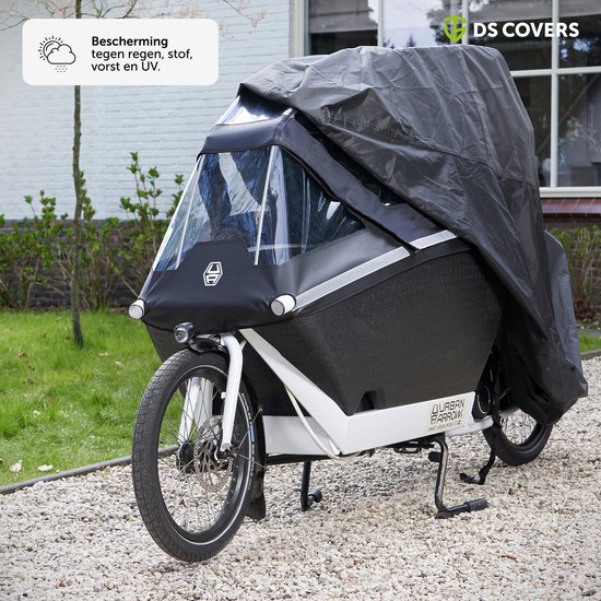 CARGO bakfietshoes van DS COVERS - Outdoor - Waterdicht - UV bescherming - 300D Oxford - geschikt voor 2 wielers - met regentent– Incl. Opbergzak van DS COVERS — afbeelding 5