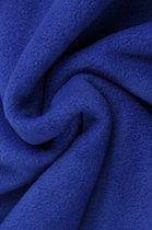 10 meter fleece stof - Blauw - 100% polyester