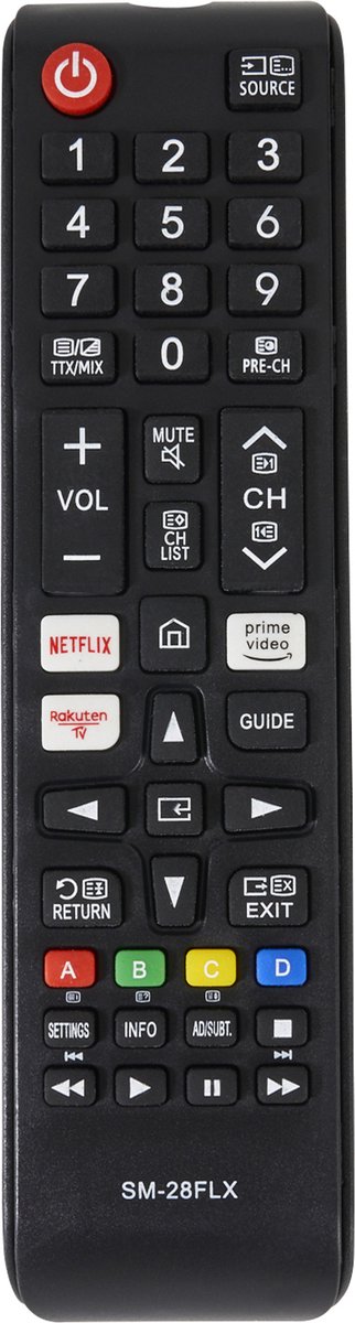 Vervangende afstandsbediening geschikt voor Samsung TVs vervangt oa bn59-001315b en bn59-001315A - Multibox 28flx