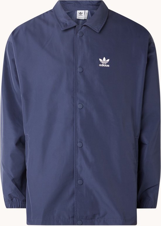 Veste Adidas Originals avec poches latérales et imprimé au dos - Blauw - Taille S