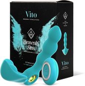 Heavenly Sins - Vito - Prostaat Vibrator Mannen Met Afstandsbediening - Sex Toys - Buttplug - USB Oplaadbaar - Stimulator – Anaal Dildo - Koppels - Turquoise