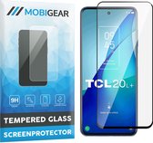 Mobigear - Screenprotector geschikt voor TCL 20L Plus Glazen | Mobigear Premium Screenprotector - Case Friendly - Zwart