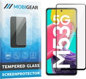 Mobigear Screenprotector geschikt voor Samsung Galaxy M53 Glazen | Mobigear Premium Screenprotector - Case Friendly - Zwart