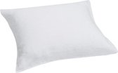 Yumeko kussensloop gewassen linnen wit 60x70 - Biologisch & ecologisch - 1 stuk