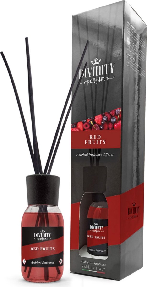 Divinity Aroma Diffuser - Geurstokjes - Red Fruits - Made In Italy