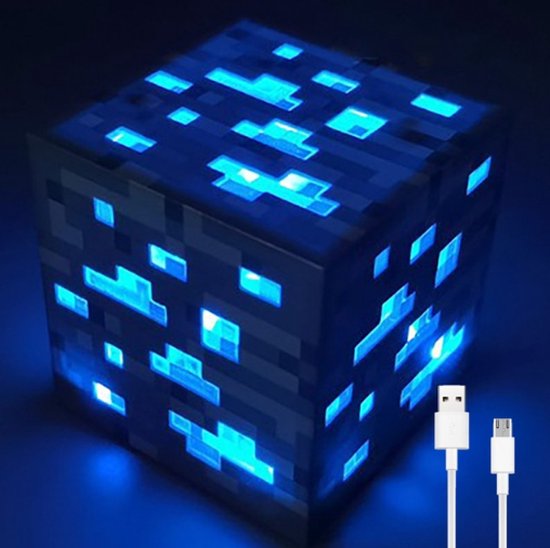 Minecraft Lamp - Minecraft Light - Minecraft Nachtlampje - LED - USB ...