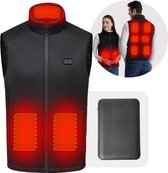 Basila® Verwarmende Bodywarmer met Powerbank - 9 Zones - Thermo Kleding - Heated vest - Elektrische kleding - Thermo vest - Verwarmde Vest - Verwarmde Kleding