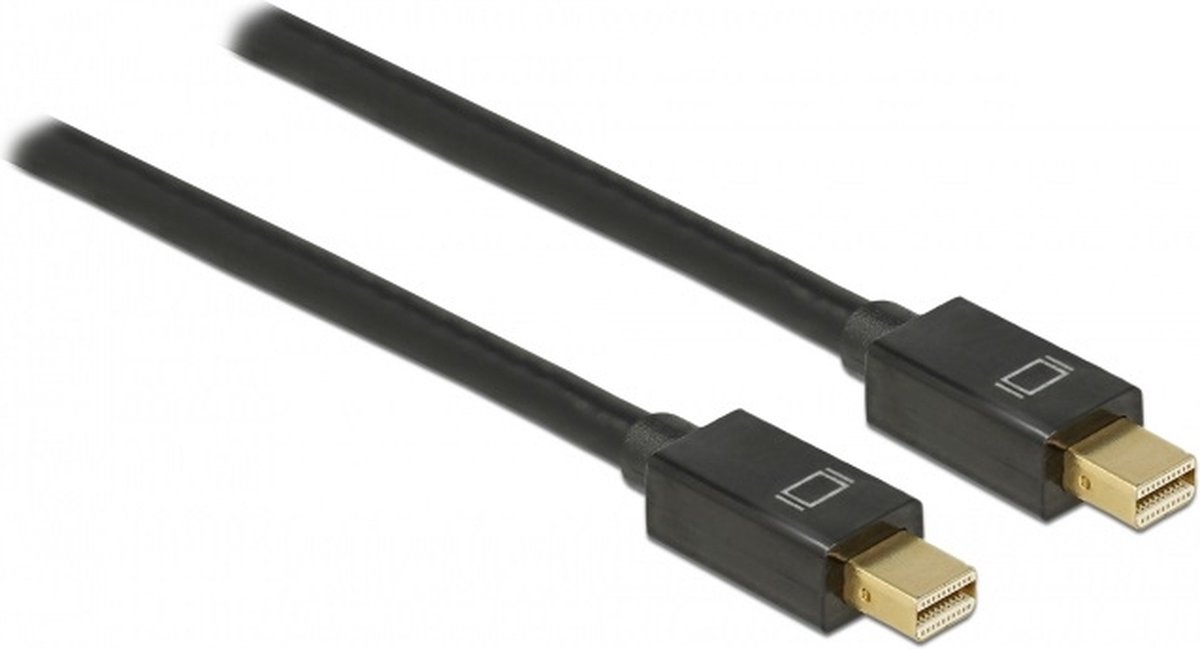 Mini DisplayPort kabel - versie 1.2 (4K 60 Hz) / zwart - 1 meter