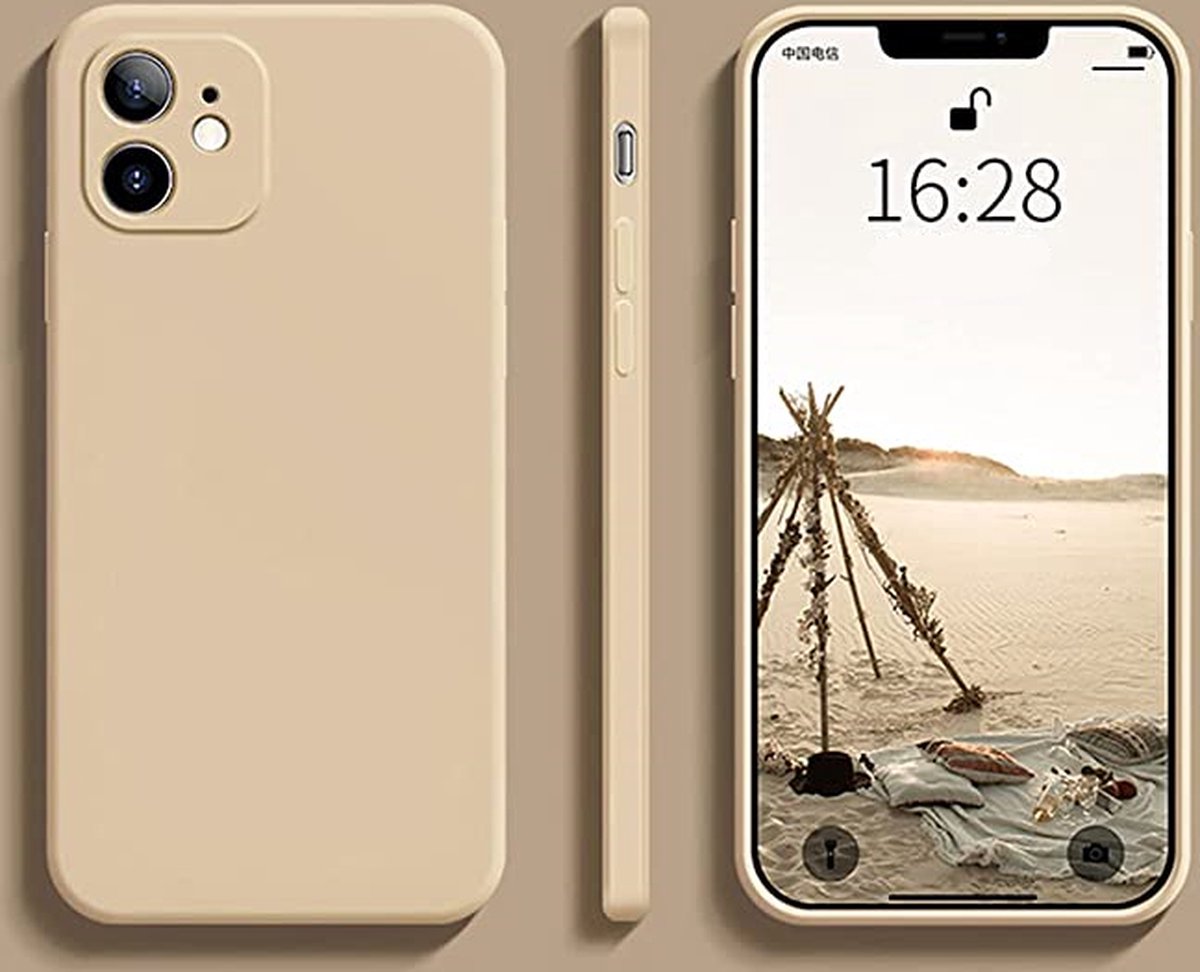 Iphone 11 - Silicone hoesje -Beige