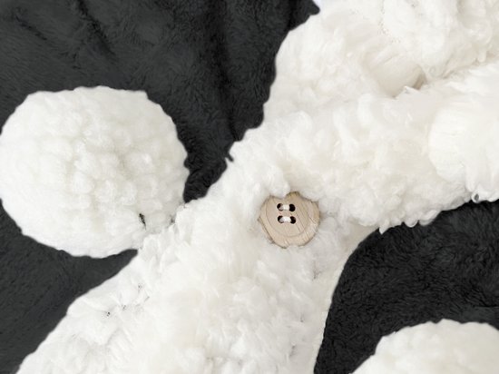 LATH.PIN Oversized hoody in pandamotief, uniseks, flanel met capuchon, pullover, oversized, dekentrui, hoody in diermotief, panda, Eén maat LATH.PIN Oversized hoody in pandamotief, uniseks, flanel met capuchon, pullover, oversized, dekentrui, hoody in diermotief, panda, Eén maat