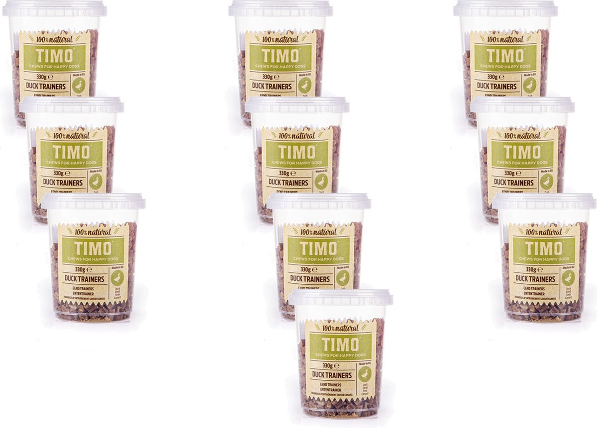 Timo Trainers Eend - Hondensnacks - 10 x 330 g Voordeelemmer