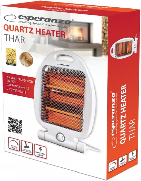 Esperanza Quartz Heater 400W/800W THAR - Esperanza