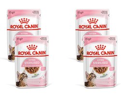 Royal Canin Kitten Sterilised Gravy - Kitten-Kattenvoer - 4 x 12x85 g
