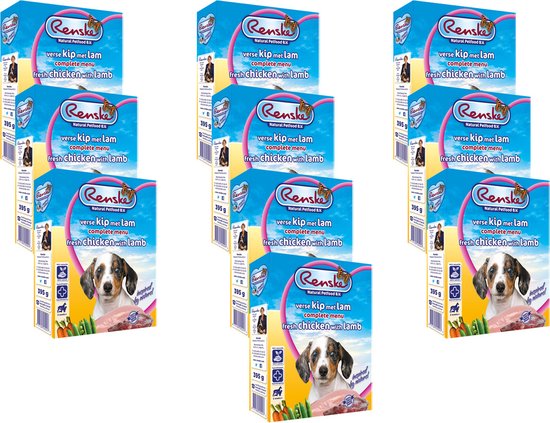 Renske Puppy - Hondenvoer - 10 x Kip 395 g