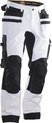 Jobman 2174 Painters' Trousers Core Stretch 65217419 - Wit/zwart - C50