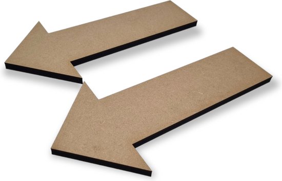 Promission de promesse - flèche - décoratif - artisanat - mdf - Signalétique