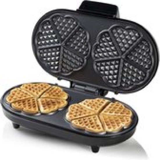 Wafelijzer hartjes - Bestron keukenapparatuur