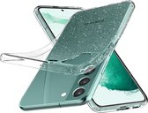 Samsung Galaxy S22+ Hoesje - Spigen - Liquid Crystal Serie - TPU Backcover - Crystal Quartz - Hoesje Geschikt Voor Samsung Galaxy S22+